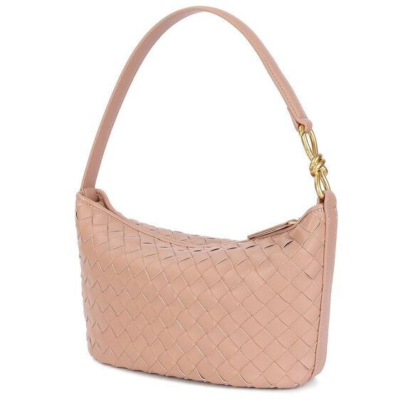 Tiffany & Fred Paris Woven Leather Hobo Bag